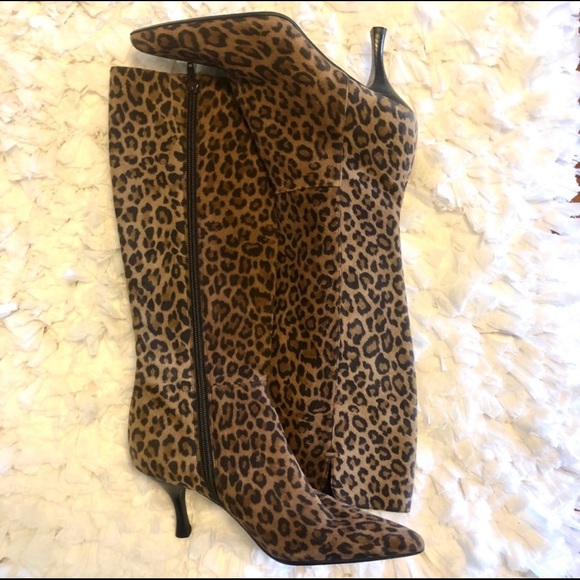 Stuart Weitzman Baby Leopard Boots - Picture 7 of 7